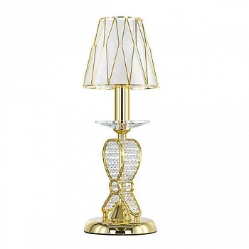 Lightstar 705912 Настольная лампа RICCIO 1х40W E14 24K ЗОЛОТО