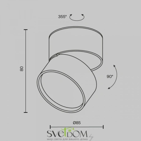 Потолочные светильники Maytoni C024CL-L12B3K от Магазина Svetdom.by