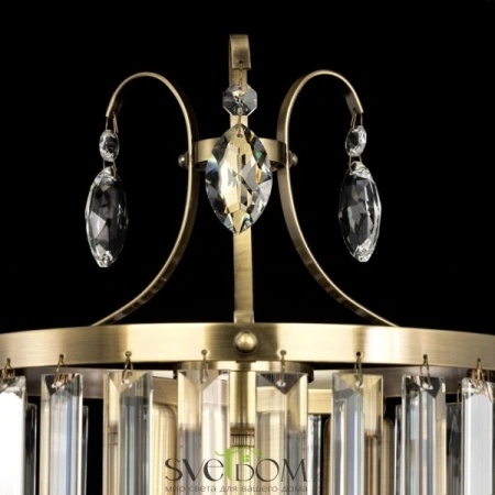 Citilux Инга CL335833 Настольная лампа хрустальная Бронза CITILUX