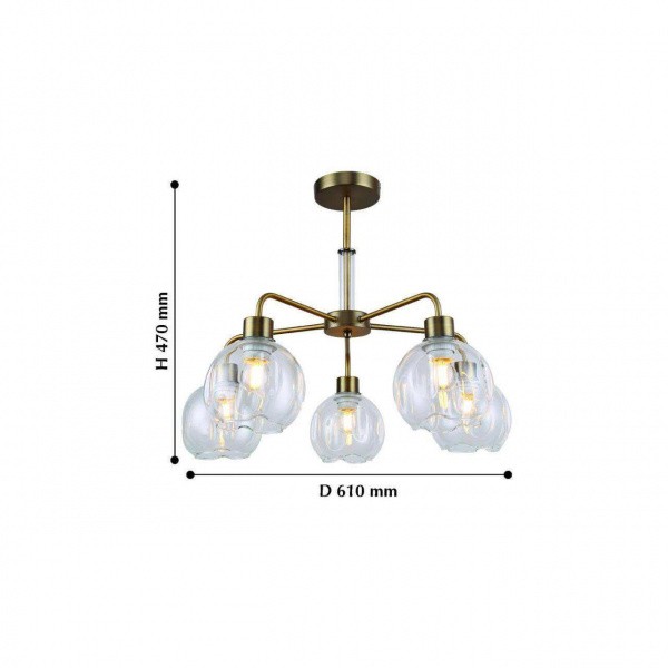 Люстры потолочные2192-5P Favourite | Svetdom.by