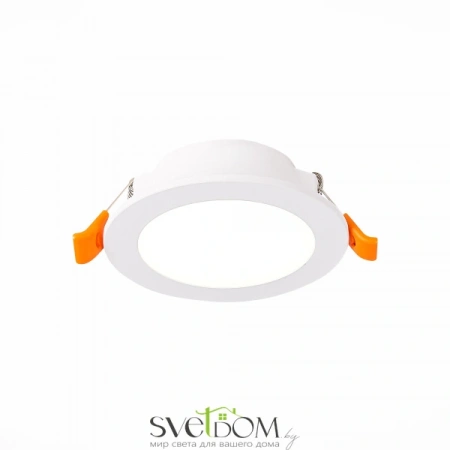 ST210.548.06 Св-к встр. Белый LED 1*6W 4000K 480Lm Ra80 110° IP20 D90xH30 220-240V Встраиваемые светильники ST LUCE