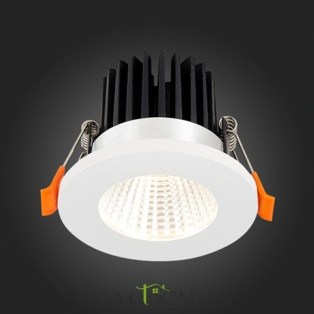 ST704.538.10 Св-к встр. Белый LED 1*10W 3000K 900Lm Ra>90 38° IP20 D80xH60 170-240V Встраиваемые светильники ST LUCE