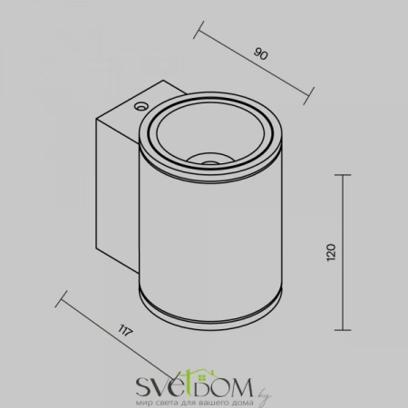 Настенные светильники O303WL-L5GF3K Maytoni | Svetdom.by