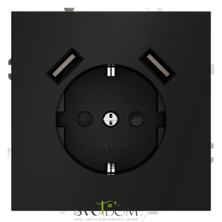 Розетка с USB, А+А Voltum S70 VLS040408  Voltum VLS040408
