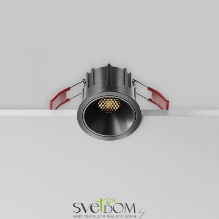 Встраиваемые светильники Maytoni DL043-01-10W3K-RD-B-1 от Магазина Svetdom.by