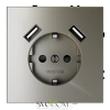 Розетка с USB, А+А Voltum S70 VLS040404  Voltum VLS040404
