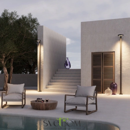 Столб для паркового светильника Outdoor O473P-GF Maytoni