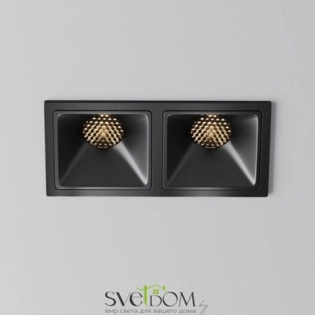 Встраиваемые светильники Maytoni DL043-02-10W3K-SQ-B-1 от Магазина Svetdom.by