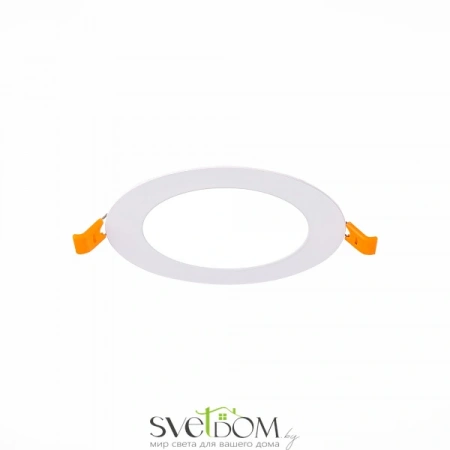 ST209.538.06 Св-к встр. Белый LED 1*6W 3000K 330Lm Ra80 110° IP20 D120xH8 90-265V Встраиваемые светильники ST LUCE