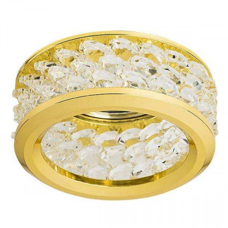 Lightstar 031802 Светильник ONORA GRANDE MR16/HP16 ЗОЛОТО/ПРОЗРАЧНЫЙ