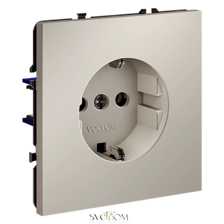 Розетки электрические с заземлением Voltum S70 VLS040103  Voltum VLS040103