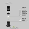 Встраиваемый светильник Technical DL120-10W-4K-TRS-B Maytoni