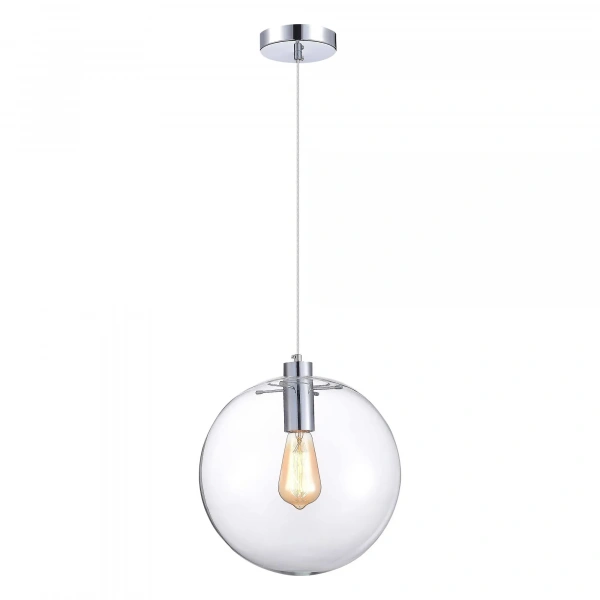 SL1056.123.01 Подвес ST-Luce Хром/Прозрачный E27 1*60W NOOR