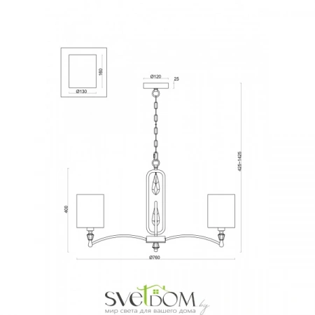 Подвесные светильники Freya FR1007PL-07BS от Магазина Svetdom.by