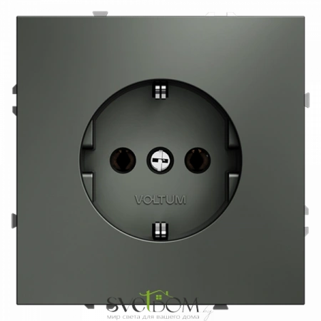Розетки электрические с заземлением Voltum S70 VLS040106  Voltum