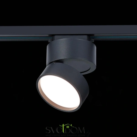 ST651.436.14 Св-к трек. Черный LED 1*14W 3000K 1 100Lm Ra>90 120° IP20 D104xH128 170-240VV Однофазная трековая система ST LUCE