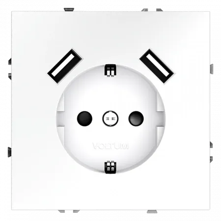 Розетки с USB Voltum S70 VLS040402  Voltum