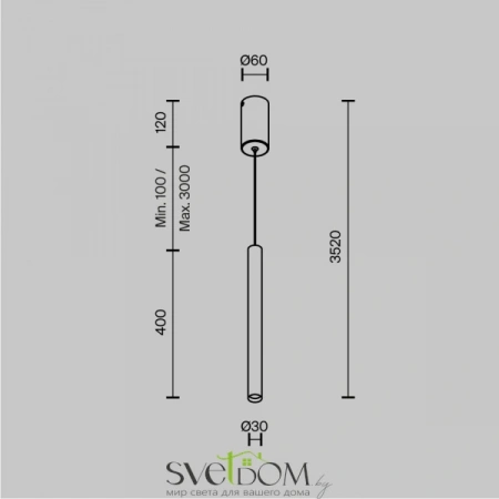 Подвесные светильники Maytoni MOD159PL-L6GK от Магазина Svetdom.by