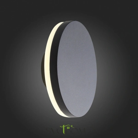 SL087.401.01 Светильник уличный настенный ST-Luce Черный кварцевый LED 1*12W 4000K CONTARIO ST LUCE