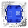 Выключатель двухклавишный с подсветкой Voltum S70 VLS020203  Voltum VLS020203
