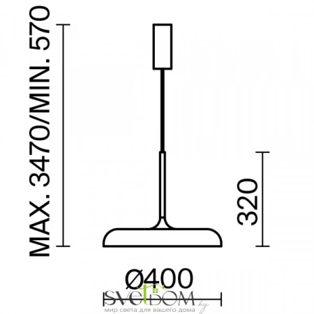 Подвесные светильники Maytoni MOD189PL-L18GR3K1 от Магазина Svetdom.by