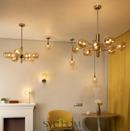 Citilux Нарда CL204180 Люстра на штанге Бронза CITILUX