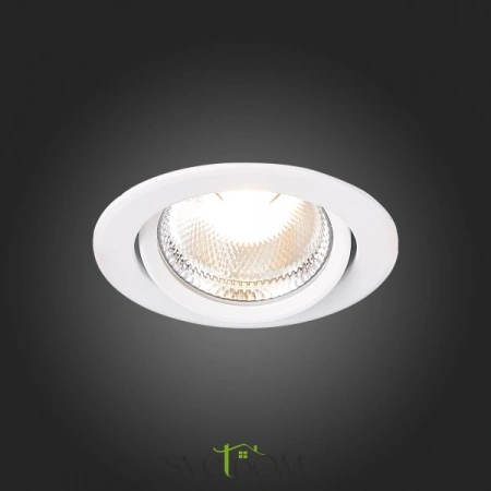 ST211.538.10.36 Св-к встр. Белый LED 1*10W 3000K 750Lm Ra80 36° IP20 D109xH65 220-240V Встраиваемые светильники ST LUCE