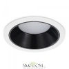 ST755.438.07 Св-к встр. Черный LED 1*7W 3000K 630Lm Ra80 120° IP20 D85xH45 100-240V Встраиваемые светильники ST LUCE
