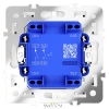 Выключатель двухклавишный Voltum S70 VLS020102  Voltum VLS020102