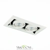 ST250.558.02 Св-к встр. Черный, Белый GU10 2*50W  IP20 L245xW126xH70 220V Без ламп Встраиваемые светильники ST LUCE