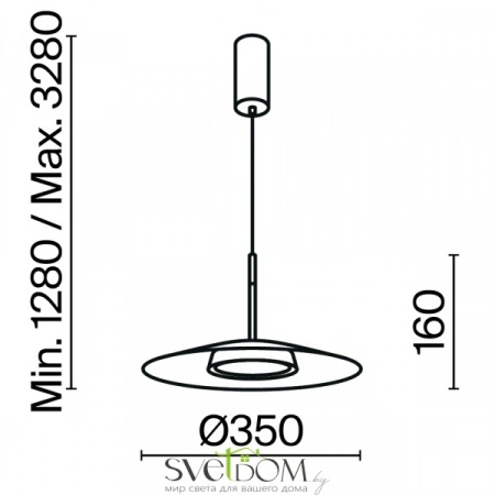 Подвесные светильники Maytoni MOD041PL-L15B3K1 от Магазина Svetdom.by