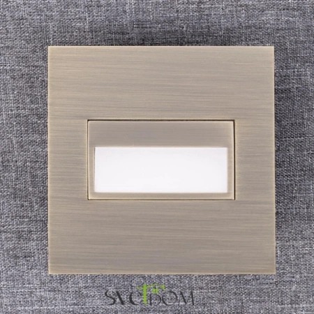 Citilux Скалли CLD007K3 LED Встраиваемый светильник лестничный Бронза CITILUX