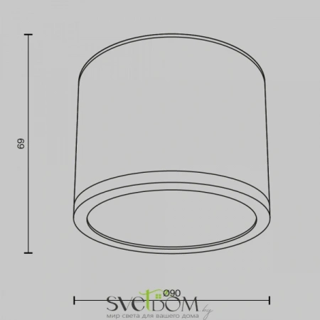 Потолочные светильники Maytoni C095CL-GX53-W от Магазина Svetdom.by
