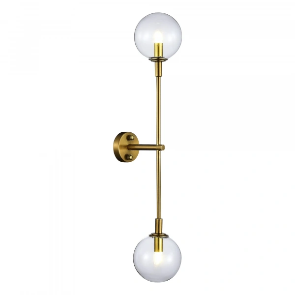 SL1506.201.02 Бра ST-Luce Золотистый/Прозрачный G9 2*5W 4000K CHIETI