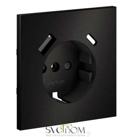 Накладка для розетки USB A+C Voltum S70 METAL Антрацит VLSM001012 Voltum VLSM001012