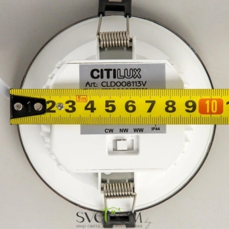 Citilux Акви CLD008113V LED Встраиваемый светильник Бронза CITILUX