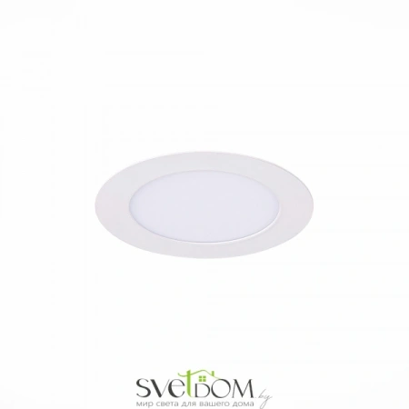 ST210.548.06 Св-к встр. Белый LED 1*6W 4000K 480Lm Ra80 110° IP20 D90xH30 220-240V Встраиваемые светильники ST LUCE