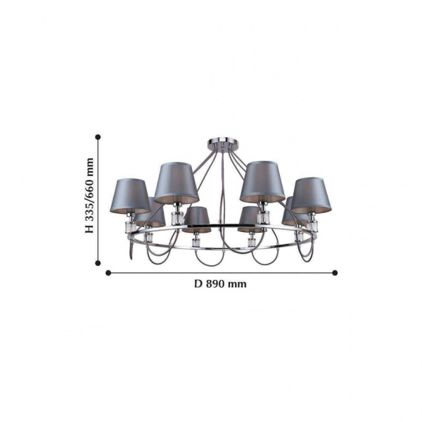 Люстры потолочные2193-8P Favourite | Svetdom.by