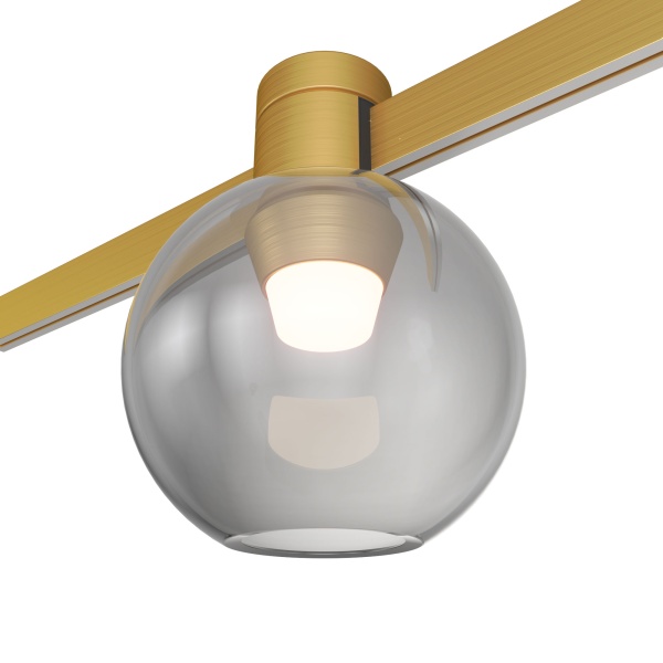 ST819.206.03 Магнитный трековый светильник FARM Золотистый LED 1*3W 3000K 89Lm Ra90 120 IP20 D85xH11 FARM ST LUCE