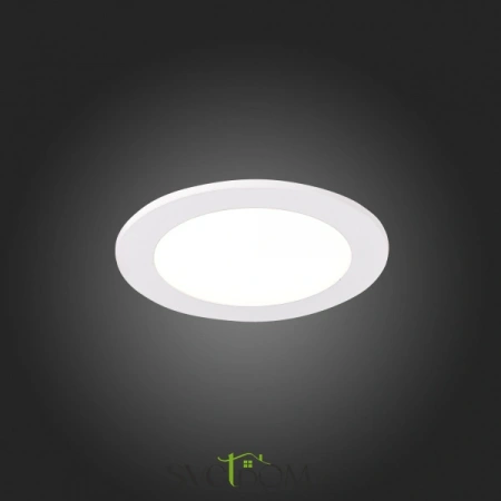 ST212.508.05 Св-к встр. Белый LED 1*5W 3000K/4000K/6000K 375Lm Ra80 110° IP20 D92xH30 220-240V Встраиваемые светильники ST LUCE