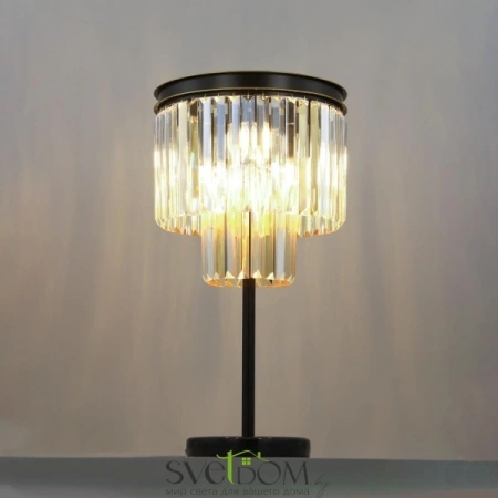 Citilux Мартин CL332862 Настольная лампа хрустальная Шампань CITILUX