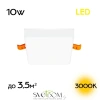Citilux Вега CLD53K10W LED Встраиваемый квадратный светильник CITILUX