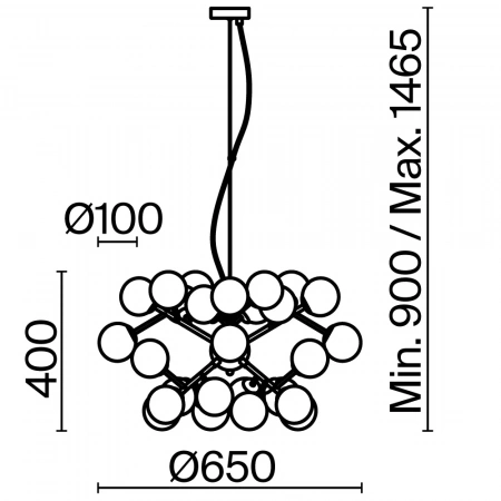 Подвесные светильники Maytoni MOD545PL-24B от Магазина Svetdom.by