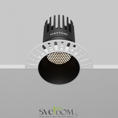 Встраиваемые светильники Maytoni DL122-15W-4K-TRS-B от Магазина Svetdom.by