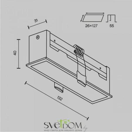 Встраиваемые светильники Maytoni DL066-12W3-6K-W от Магазина Svetdom.by