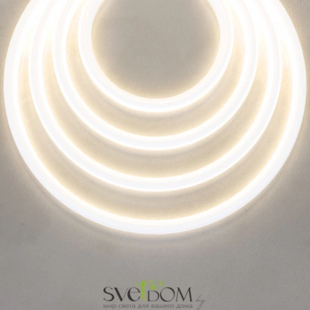 Гибкий неон D22 24В 16Вт/м 3000K IP67 5м 200881 | Svetdom.by