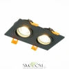 ST251.408.02 Св-к встр. Черный GU10 2*50W  IP20 L170xW92xH27 220V Без ламп Встраиваемые светильники ST LUCE