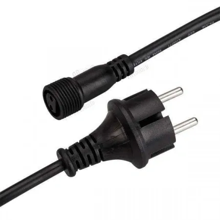 ARLIGHT Шнур питания ARD-CLASSIC-BALL-LIVE-1.5M Black (230V, 1.6A) (Ardecoled, Закрытый)
