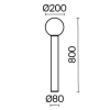 Ландшафтный светильник Outdoor O598FL-01GR Maytoni