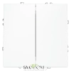 Выключатель двухклавишный Voltum S70 VLS020102  Voltum VLS020102